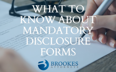 What to Know About Mandatory Disclosure Forms