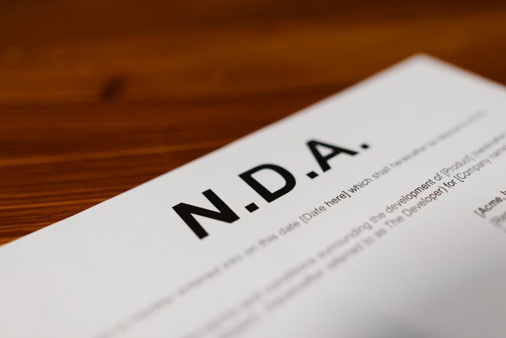 A Non-Disclosure Agreement (NDA) is intended to protect companies interests